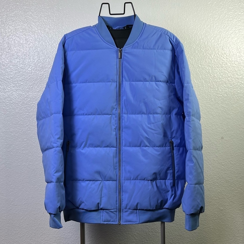 TacVasen Men's Quilted Puffer Jacket Lightweight Water Resistant Warm Coat L